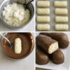 Barres de chocolat à la noix de coco faites maison