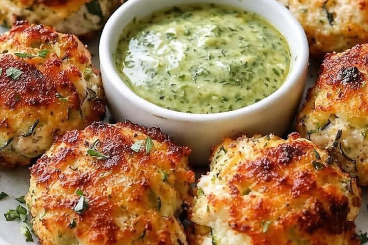 Beignets de Courgette et Poulet Riches en Protéines