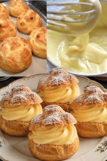 Choux à la Crème Ultra Légers et Crémeux