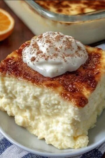 Crème anglaise onctueuse cuite au four par les Amish