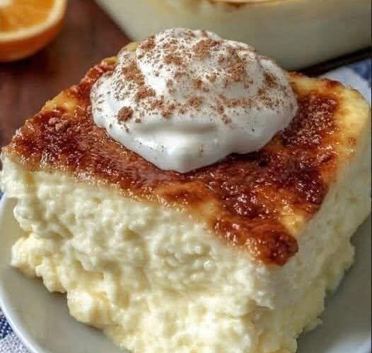 Crème anglaise onctueuse cuite au four par les Amish