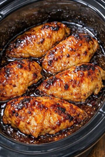 Poulet miel et ail à la mijoteuse