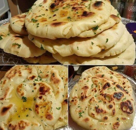 Recette de pain naan végétalien