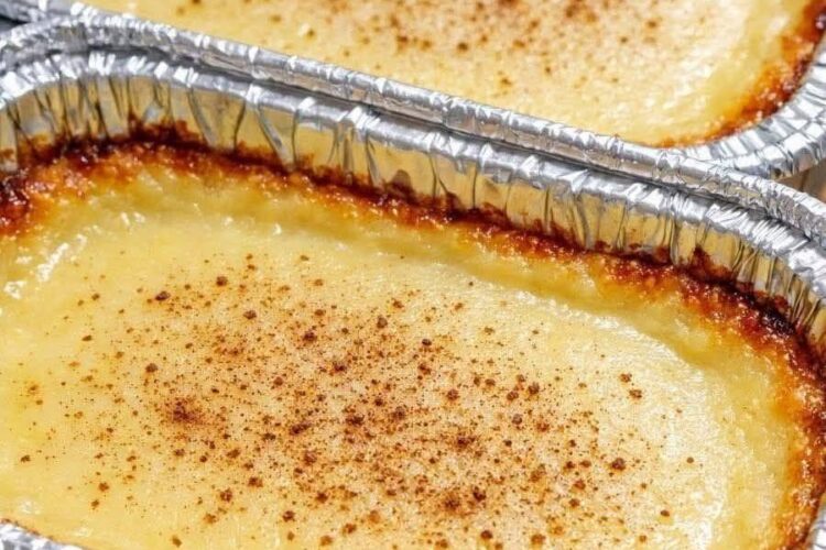 crème anglaise au lait cuite